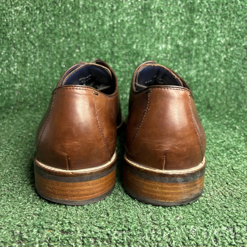Cole Haan Lenox Hill Cap Toe Leather Classic Formal Oxford Brown Mens Sz 10.5 M